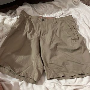 Under Armour cargo shorts.